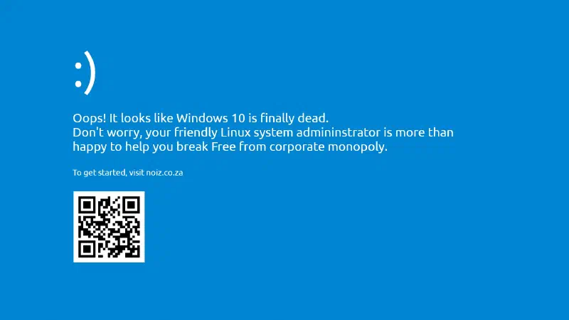 windows 10 is dead